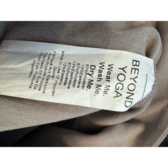 Beyond Yoga Women's High Waisted Birch Heather Cropped Leggings Sz Small $99 NEW - Picture 10 of 11